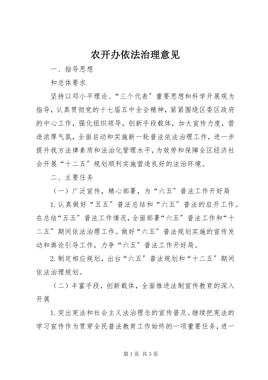 2023年农开办依法治理意见.docx_第1页