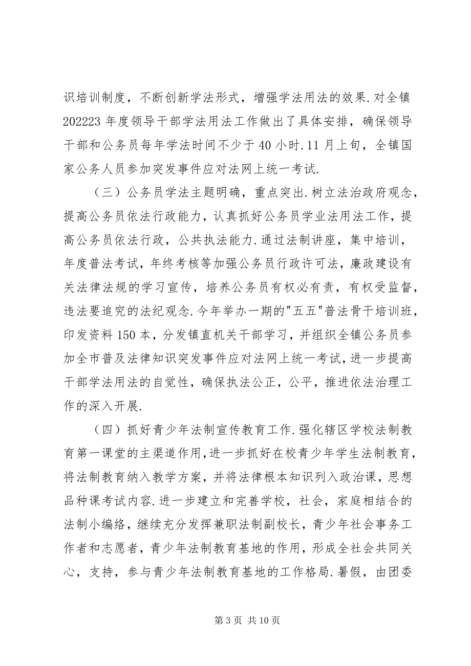 2023年乡镇创建法治政府工作总结.docx_第3页