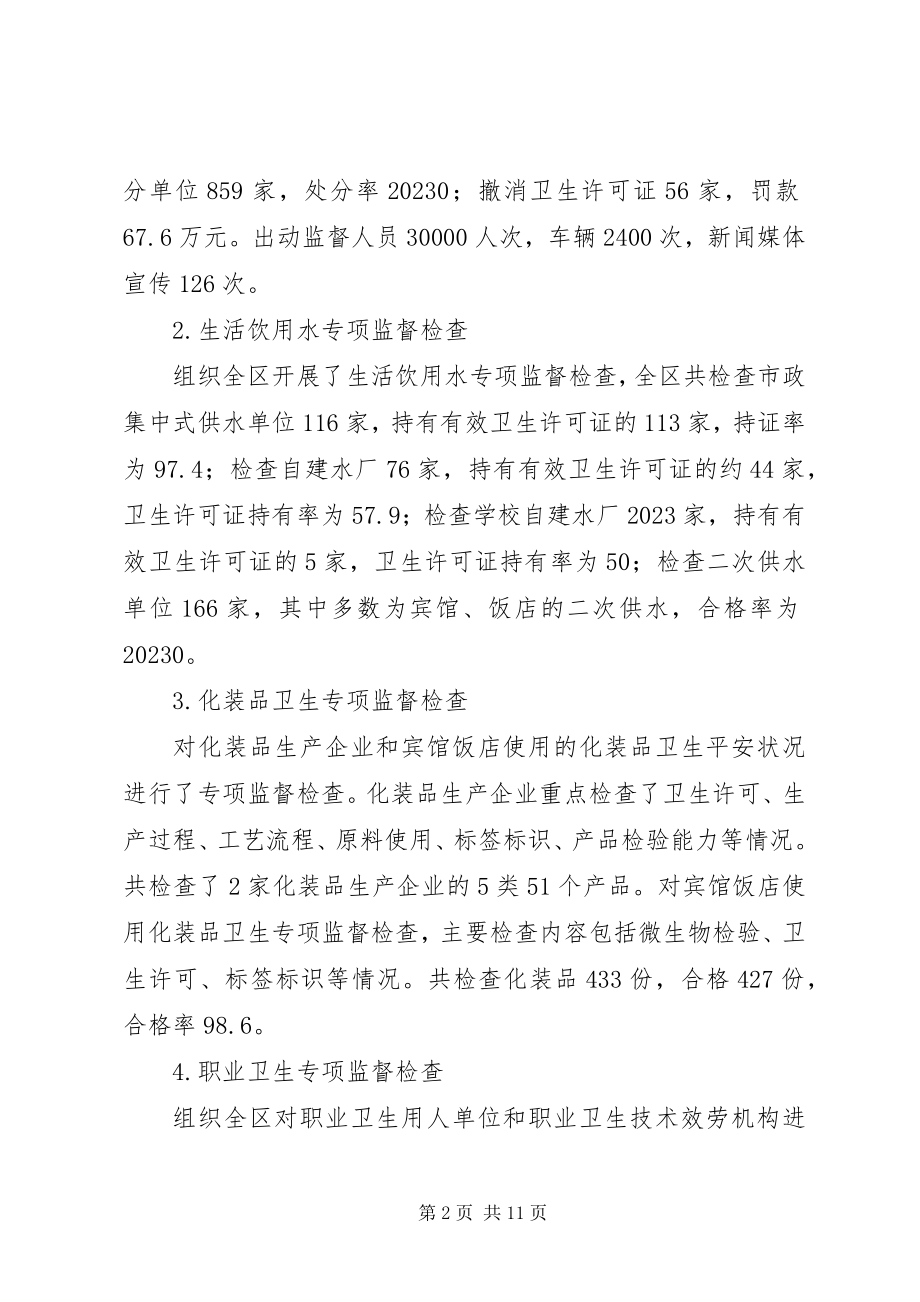 2023年卫生法制与监督工作总结.docx_第2页