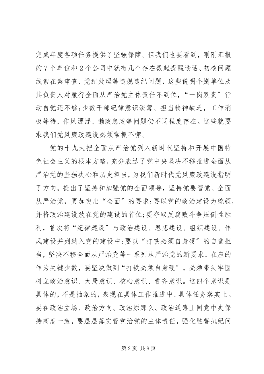 2023年副市长在落实党风廉政建设主体责任工作会议上的致辞.docx_第2页