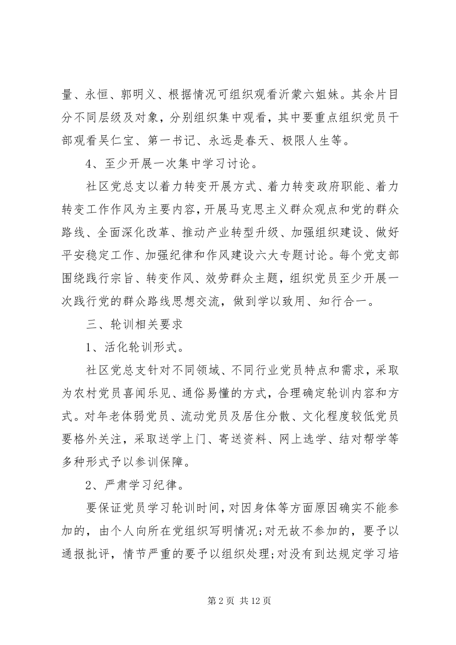 2023年社区党员学习方案.docx_第2页