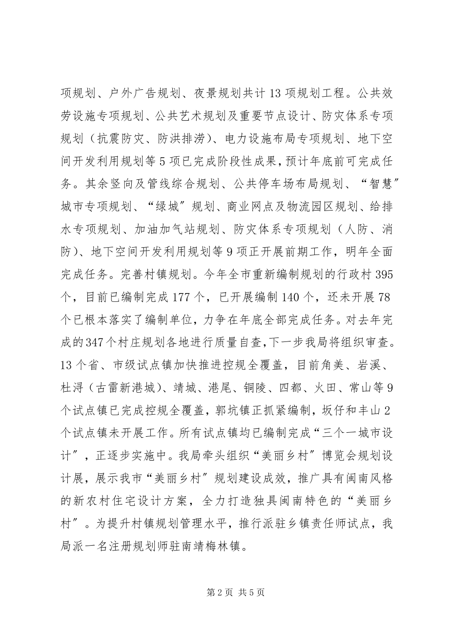 2023年市城乡规划局年度工作总结及次年工作思路.docx_第2页