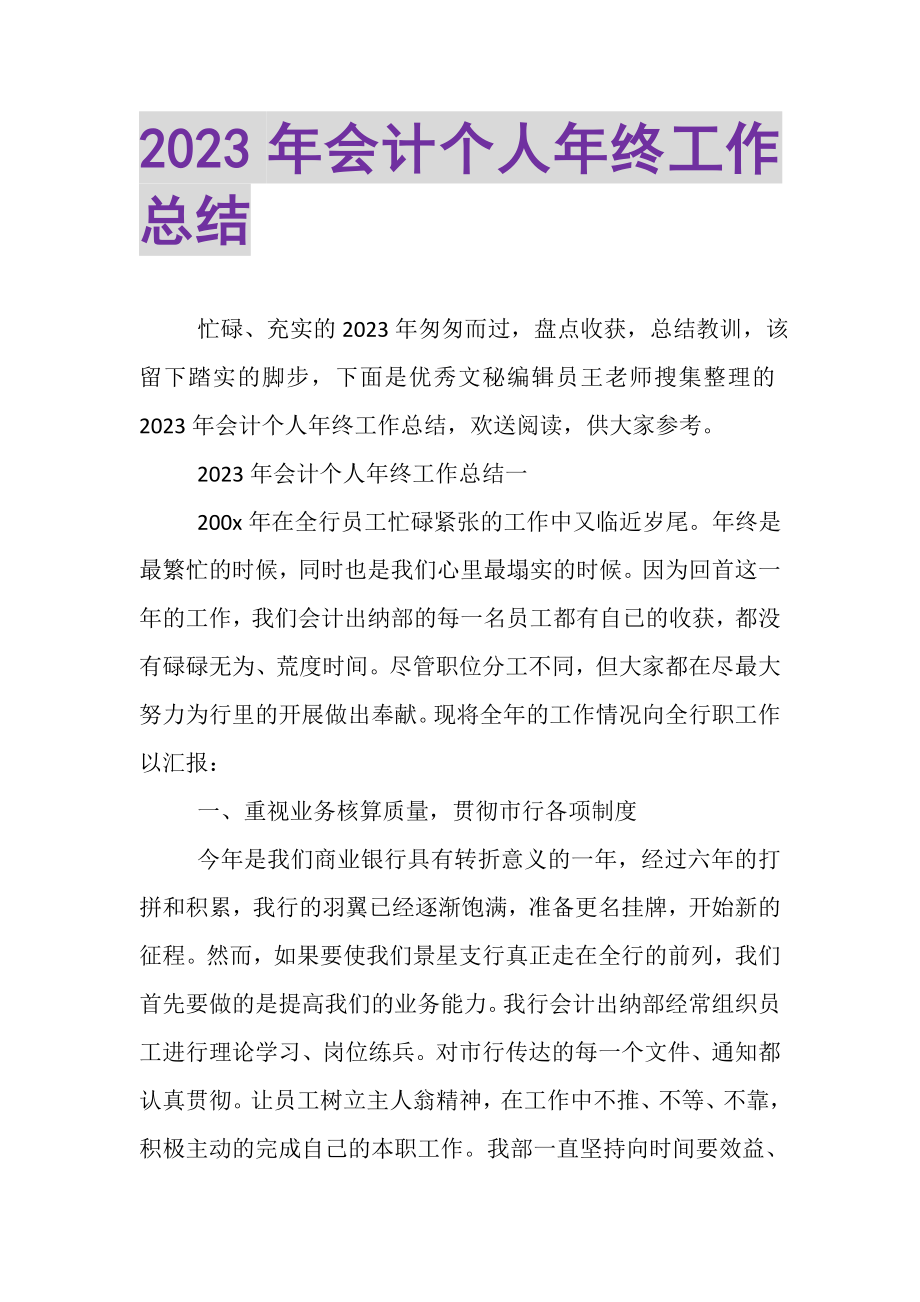 2023年会计个人年终工作总结2.doc_第1页