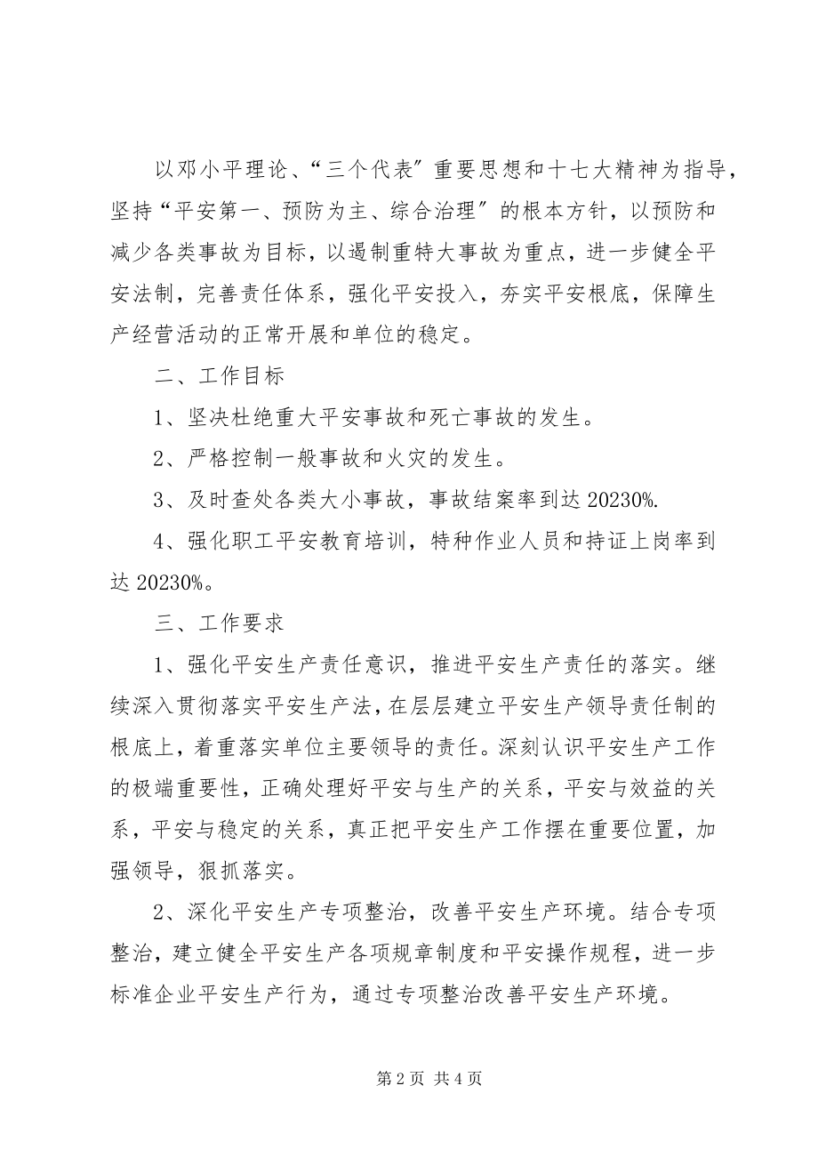 2023年县粮食局安全生产工作计划.docx_第2页