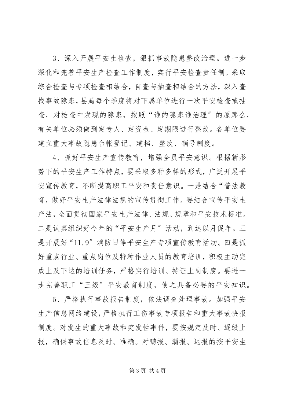 2023年县粮食局安全生产工作计划.docx_第3页