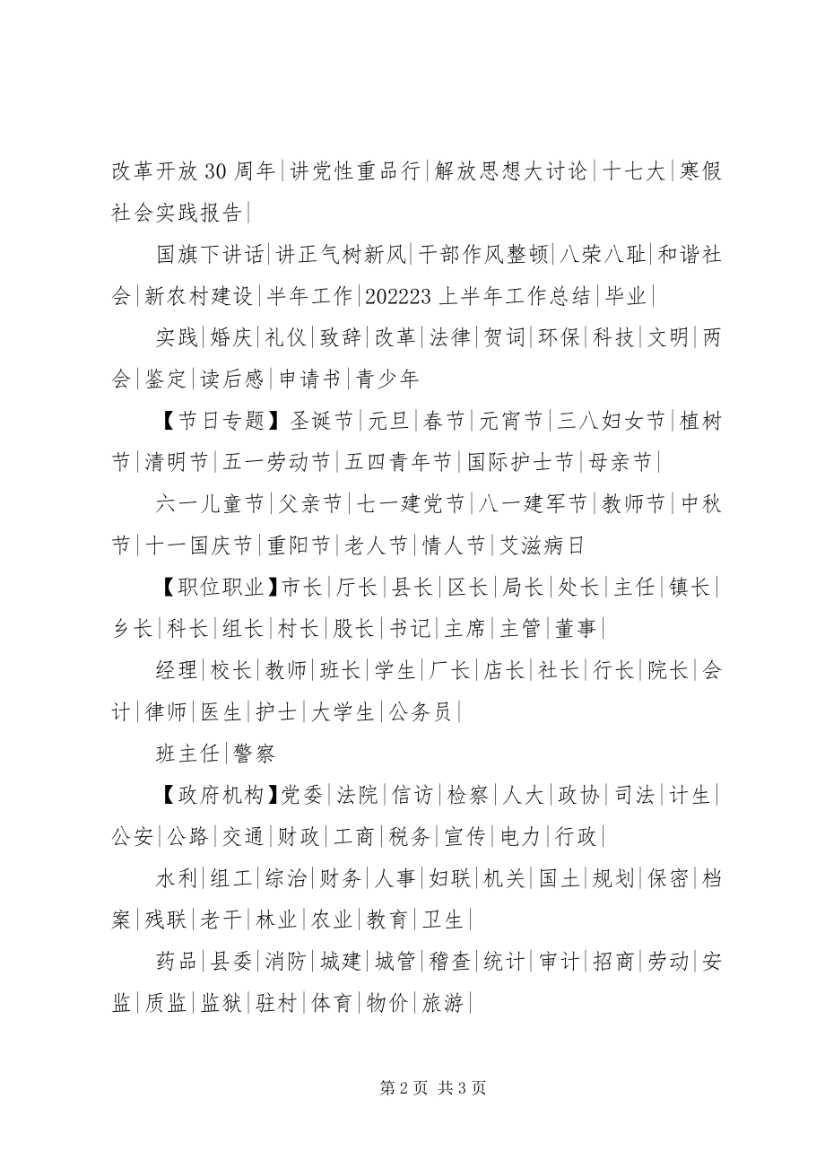 2023年全部文书格式范本.docx_第2页