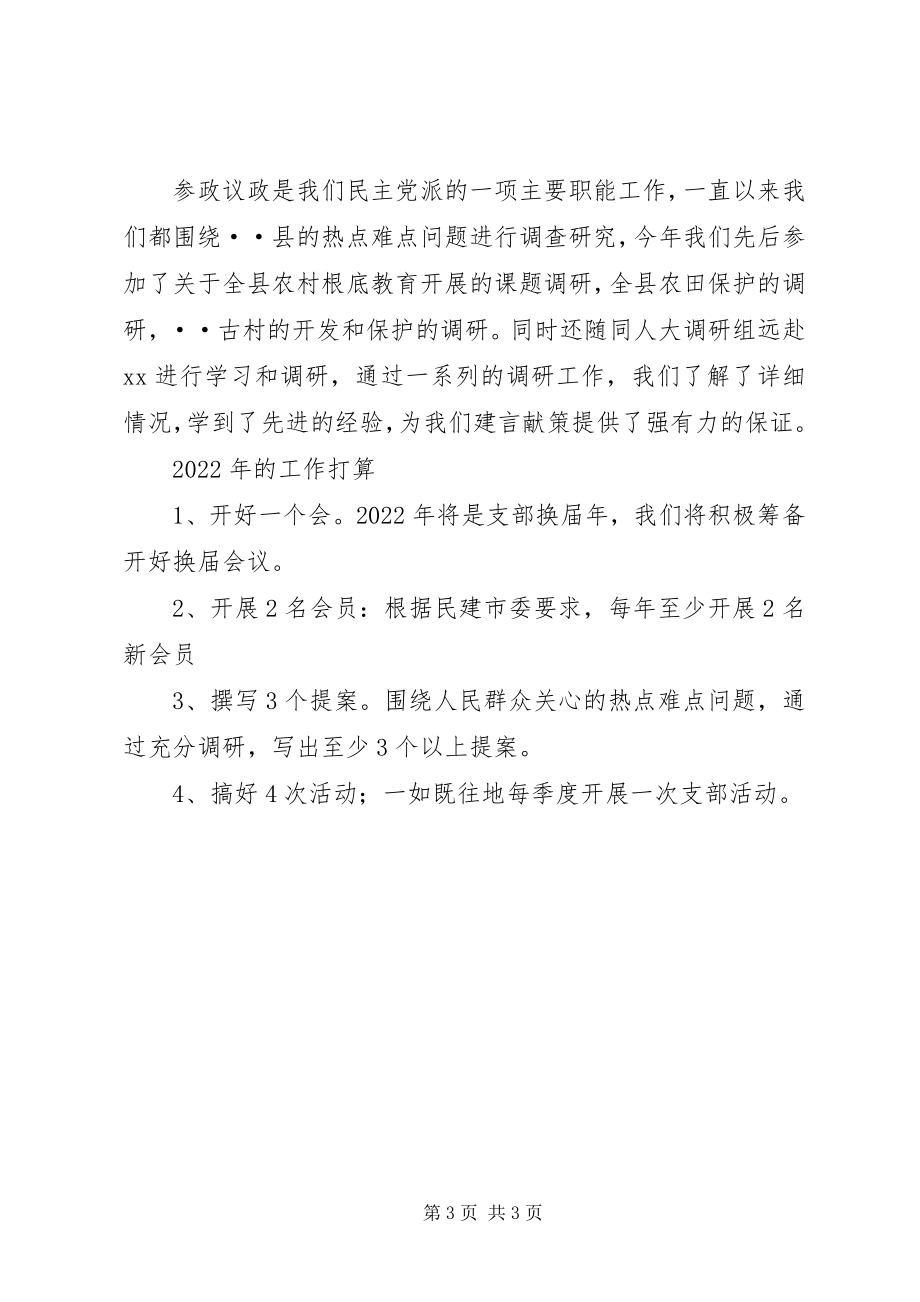 2023年民建支部上半年工作总结.docx_第3页