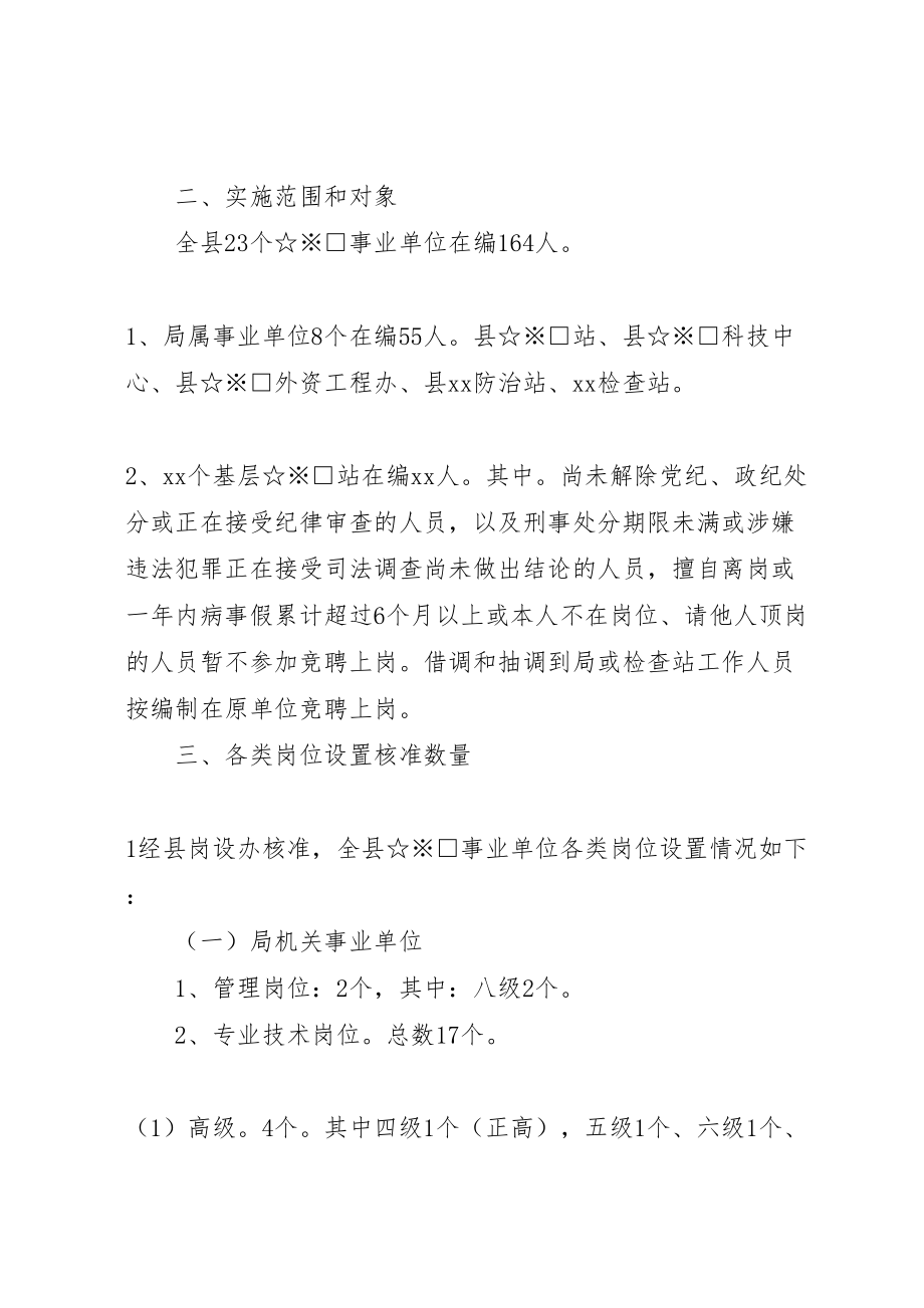 2023年事业单位竞聘上岗实施方案.doc_第2页