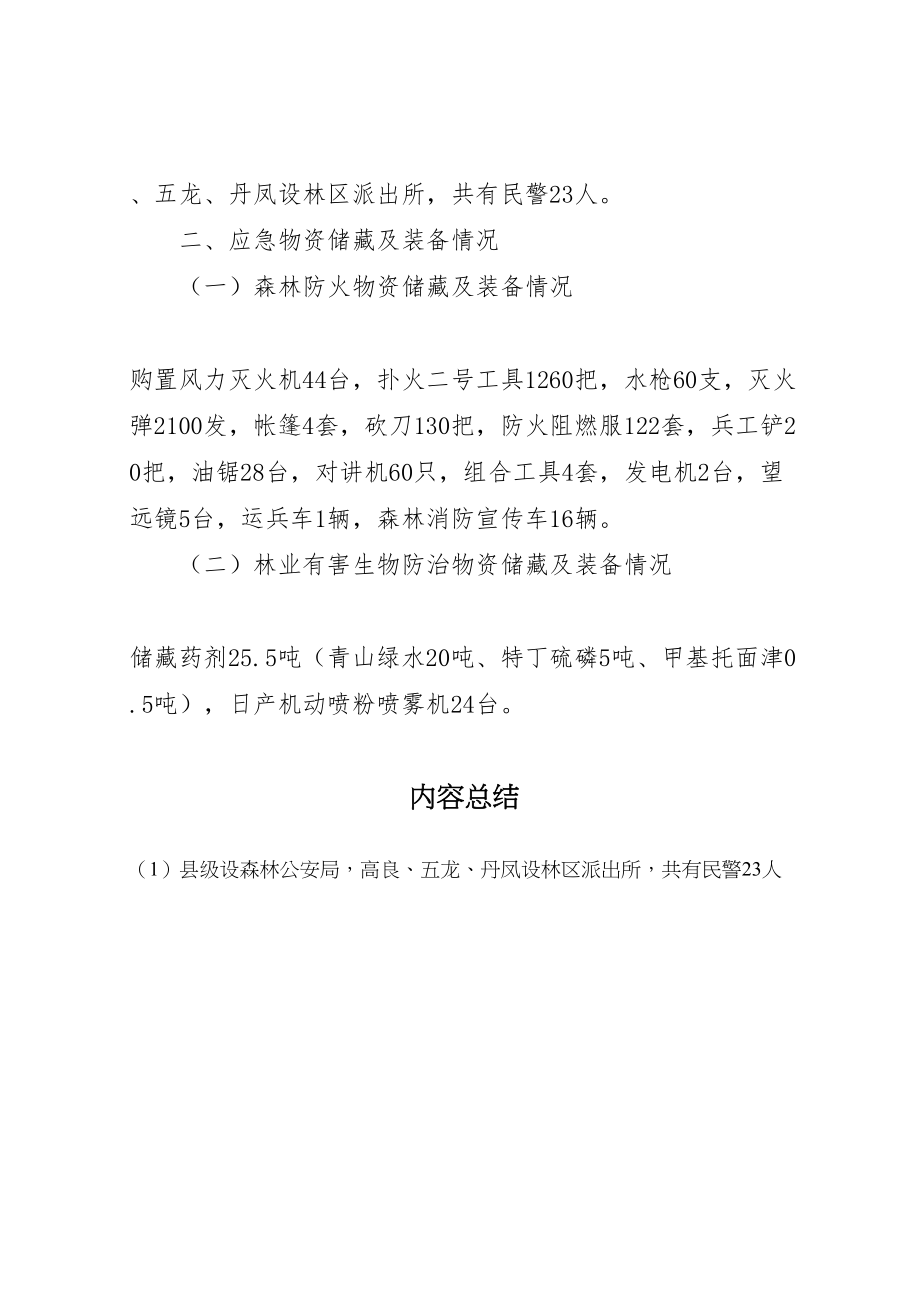 2023年林业局关于林业重点应急预案执行情况自检自查.doc_第2页