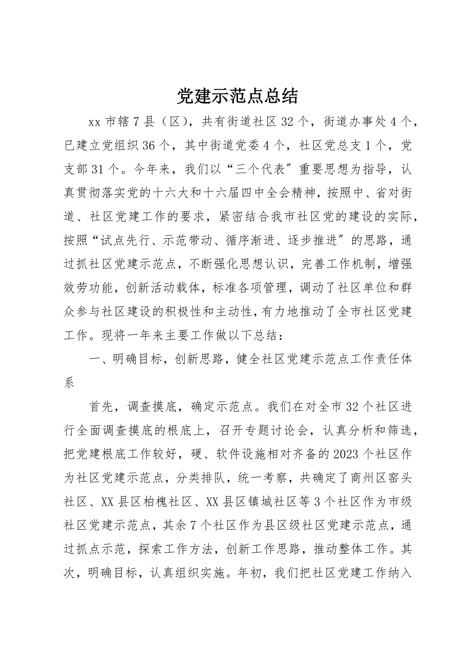 2023年党建示范点总结.docx_第1页