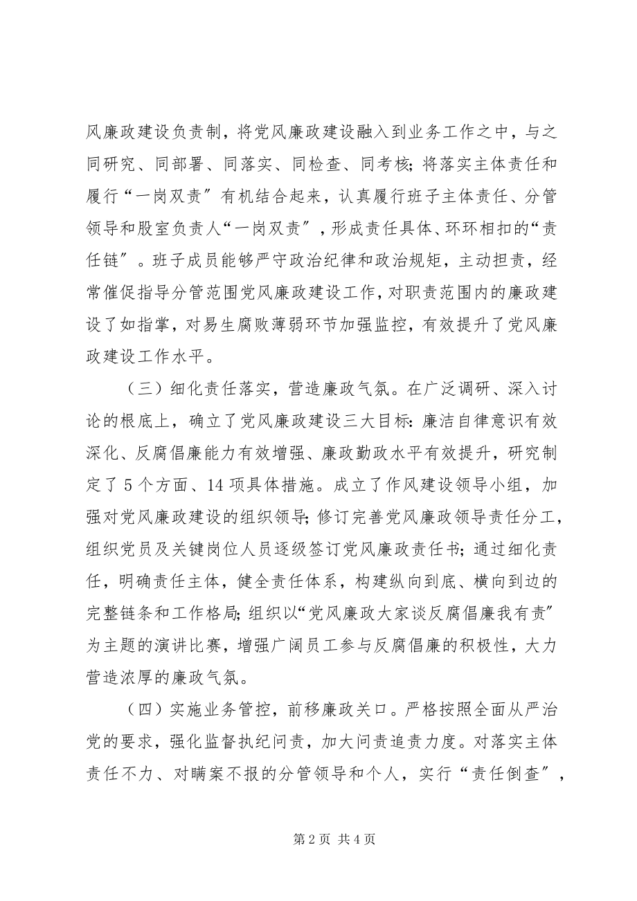 2023年公路站党支部党风廉政建设工作总结.docx_第2页