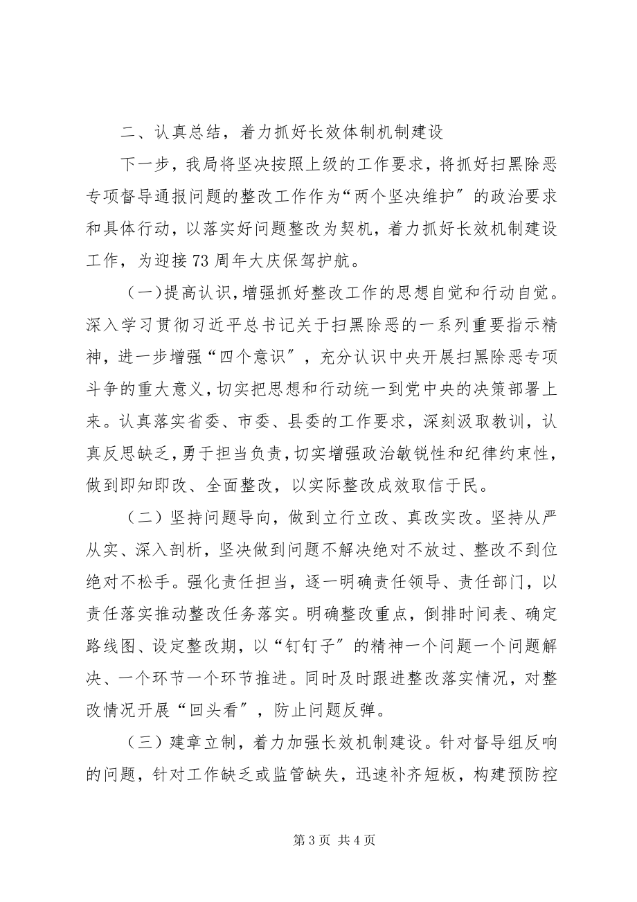 2023年扫黑除恶整改工作情况汇报.docx_第3页