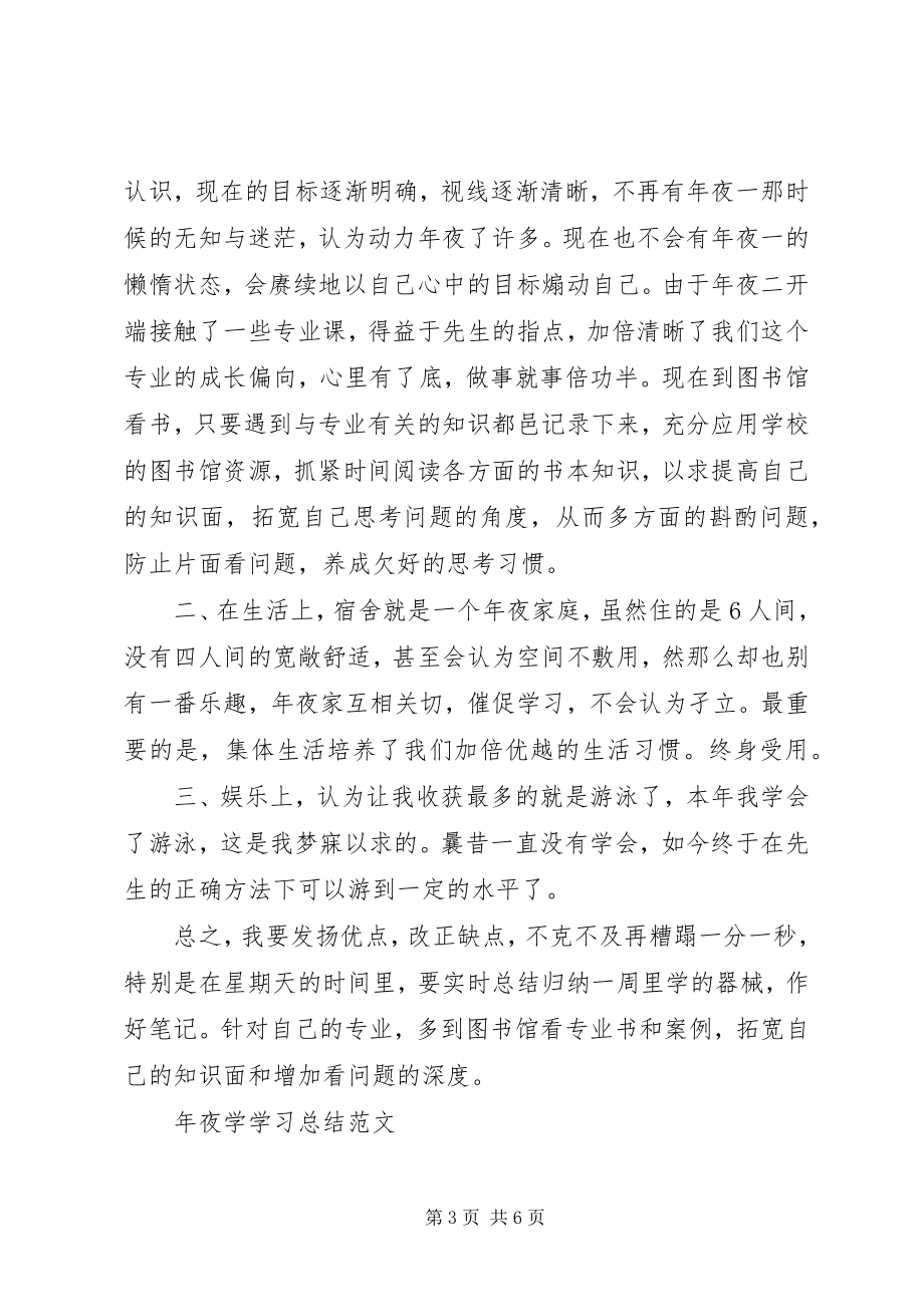 2023年夜学习总结三篇.docx_第3页