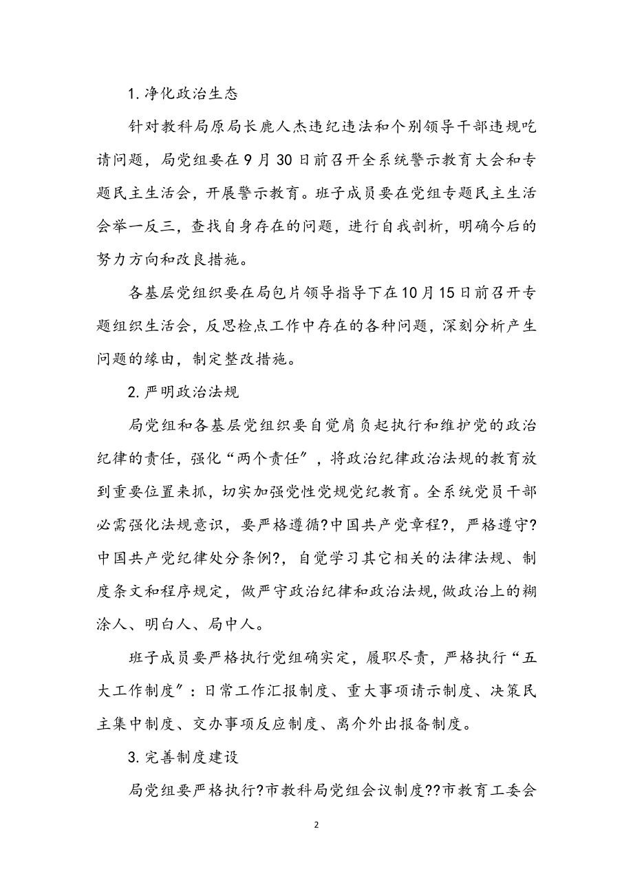 2023年教育科技局工作纪律专项整治方案.docx_第2页