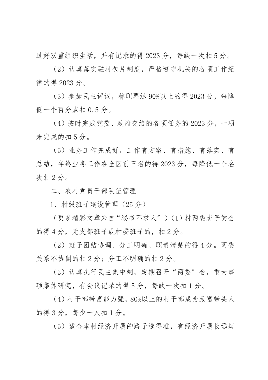 2023年党员干部队伍管理工作的考核办法.docx_第2页