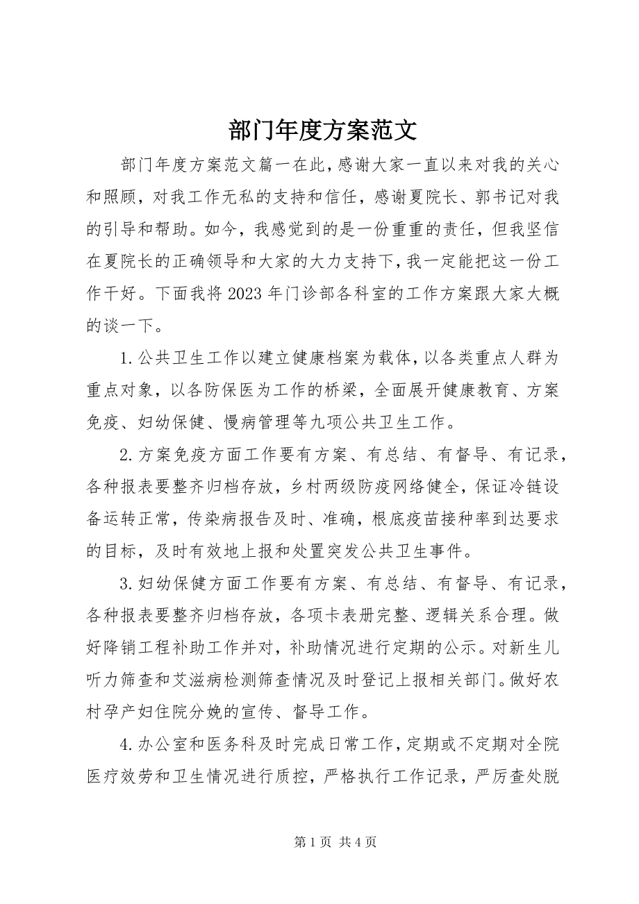 2023年部门年度计划.docx_第1页