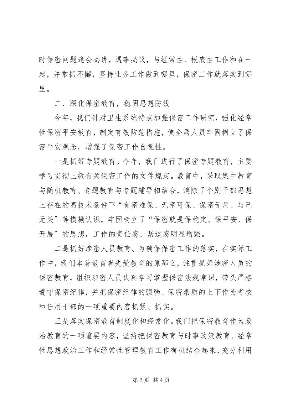 2023年保密情况的工作总结新编.docx_第2页