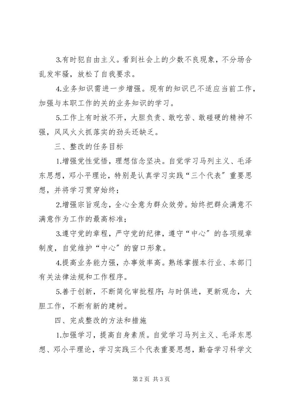 2023年保持共产党员先进性个人整改方案（三）新编.docx_第2页