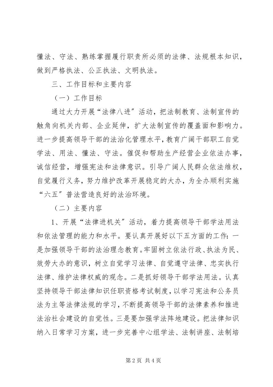 2023年投资局开展法律八进活动方案.docx_第2页