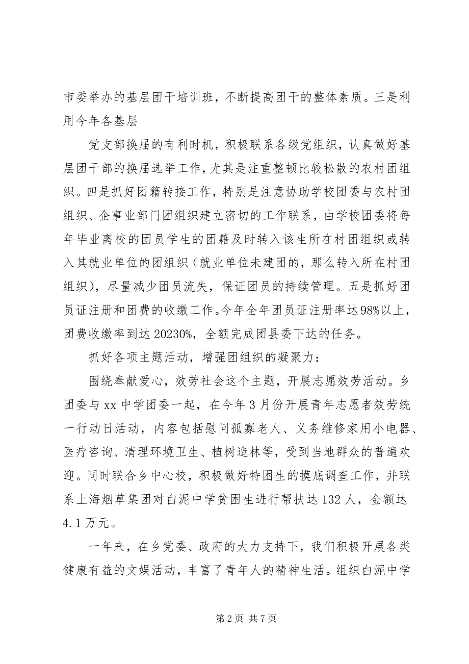 2023年乡团委工作总结2.docx_第2页