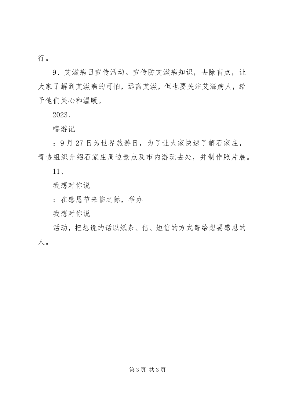 2023年青协的工作计划.docx_第3页