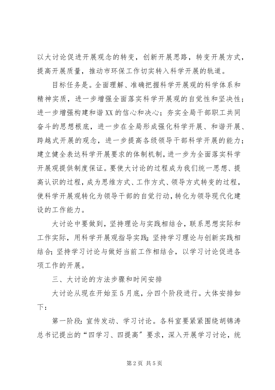 2023年市环保局长在大讨论动员会上的致辞.docx_第2页