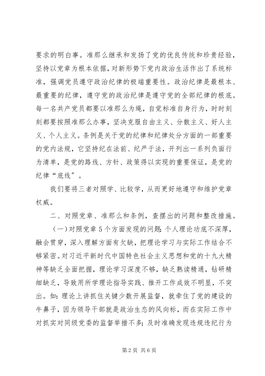 2023年国企领导个人对照党章党规找差距研讨讲话材料.docx_第2页