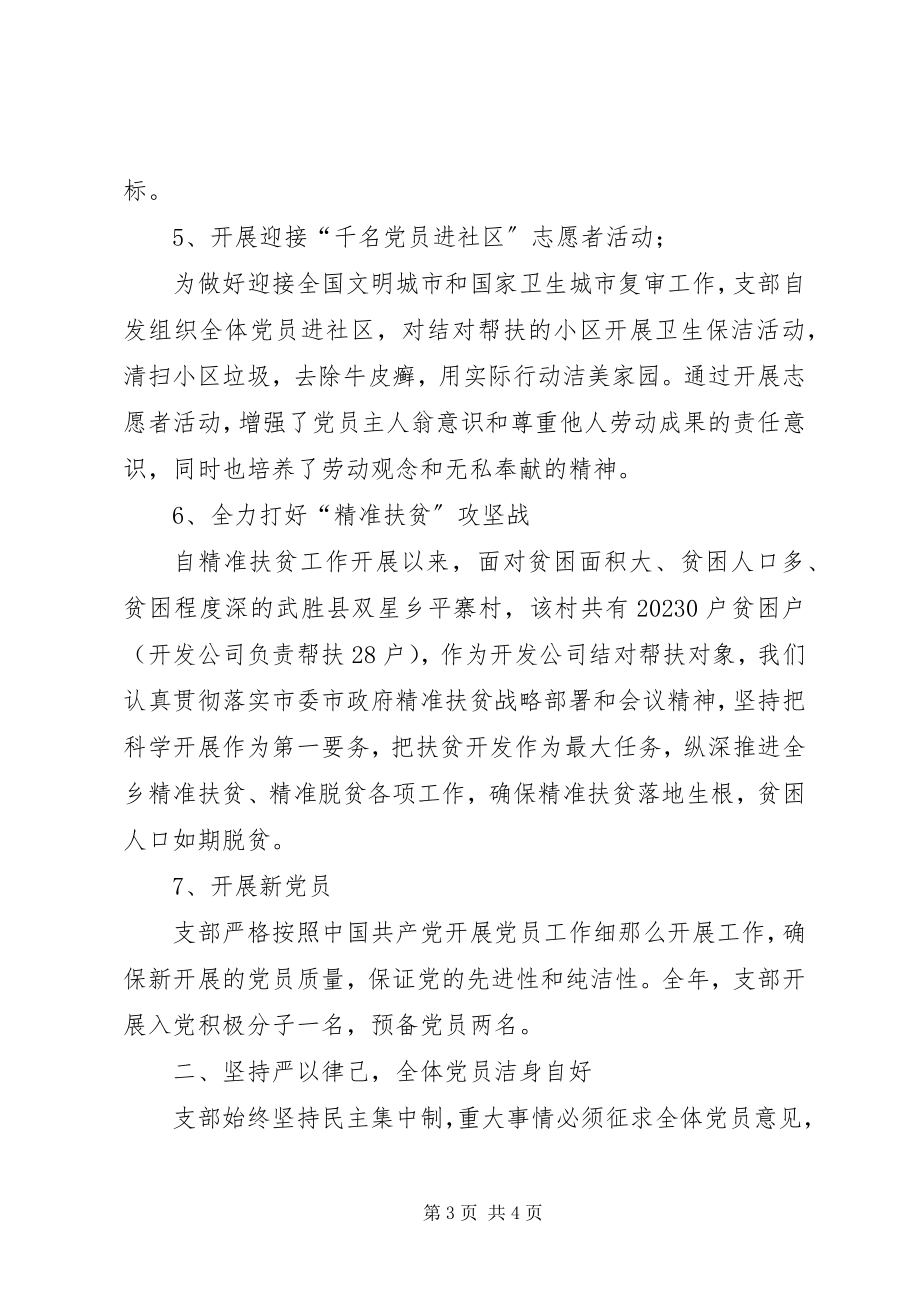 2023年开发支部党建工作总结.docx_第3页