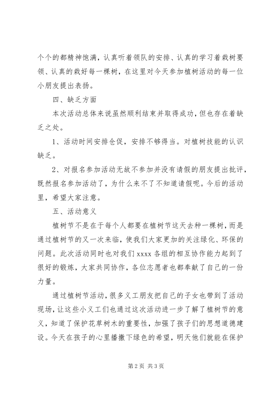 2023年播一片绿林种一份爱心植树节活动总结新编.docx_第2页