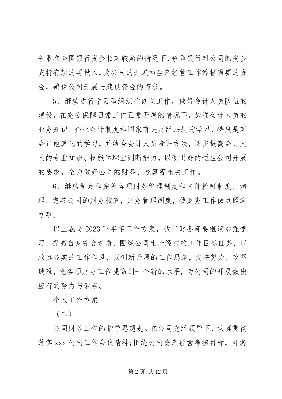 2023年个人的工作计划.docx_第2页