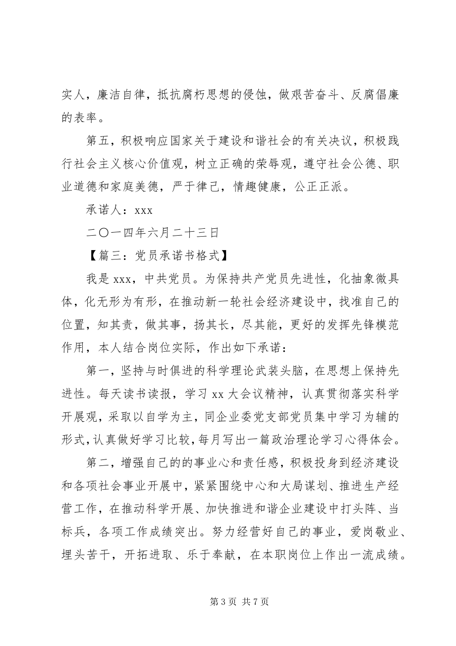 2023年篇一党员承诺书.docx_第3页