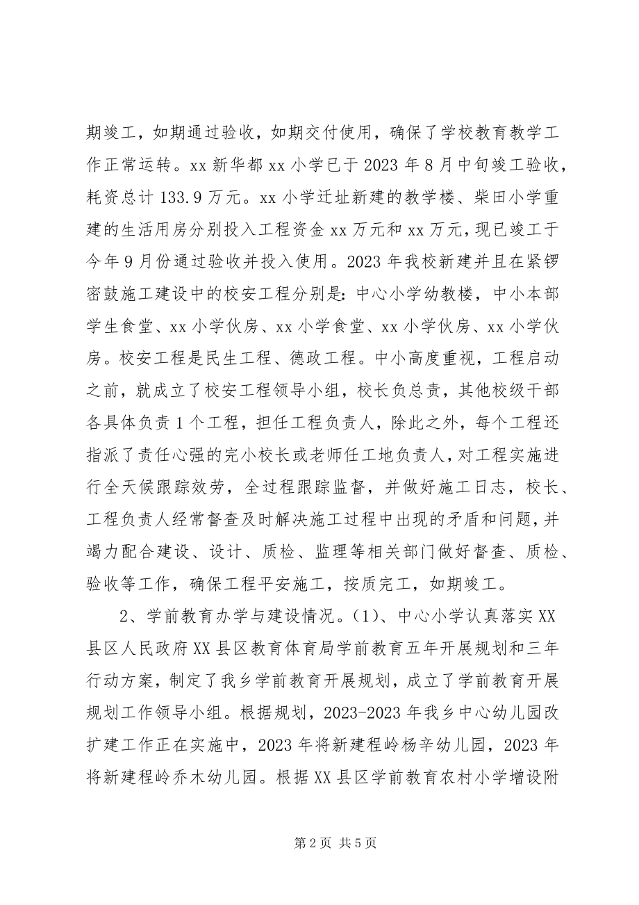 2023年小学教育民生工程汇报材料.docx_第2页