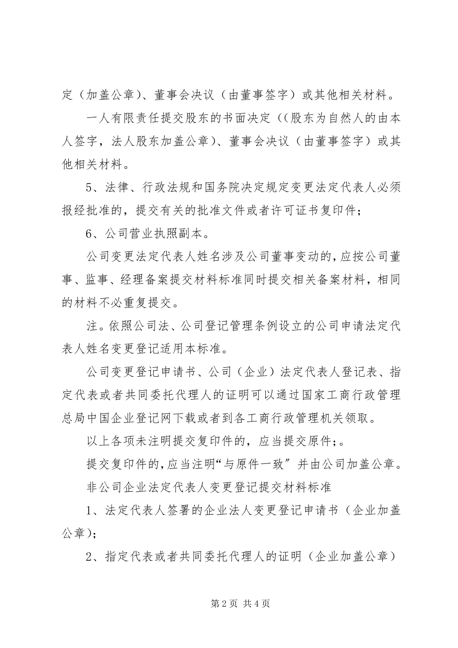 2023年公司法定代表人变更登记提交材料规范.docx_第2页