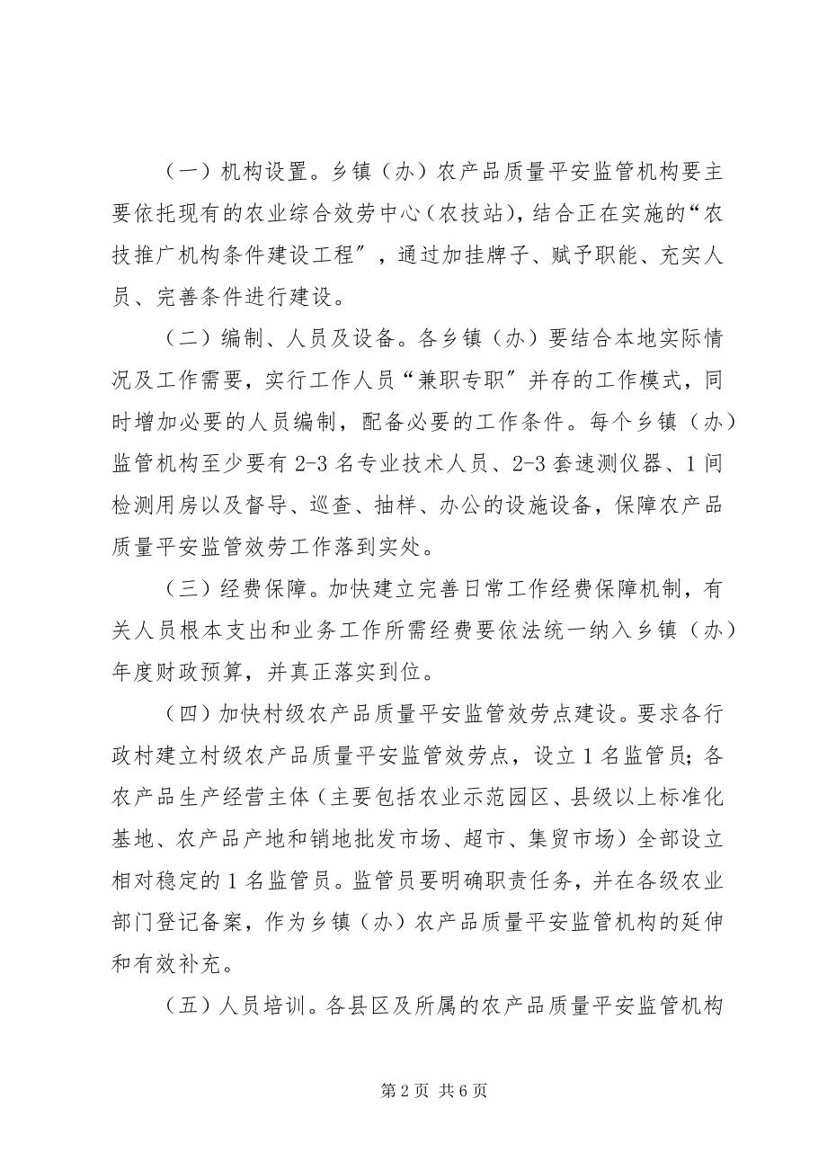 2023年乡镇农产品安全监管实施方案.docx_第2页