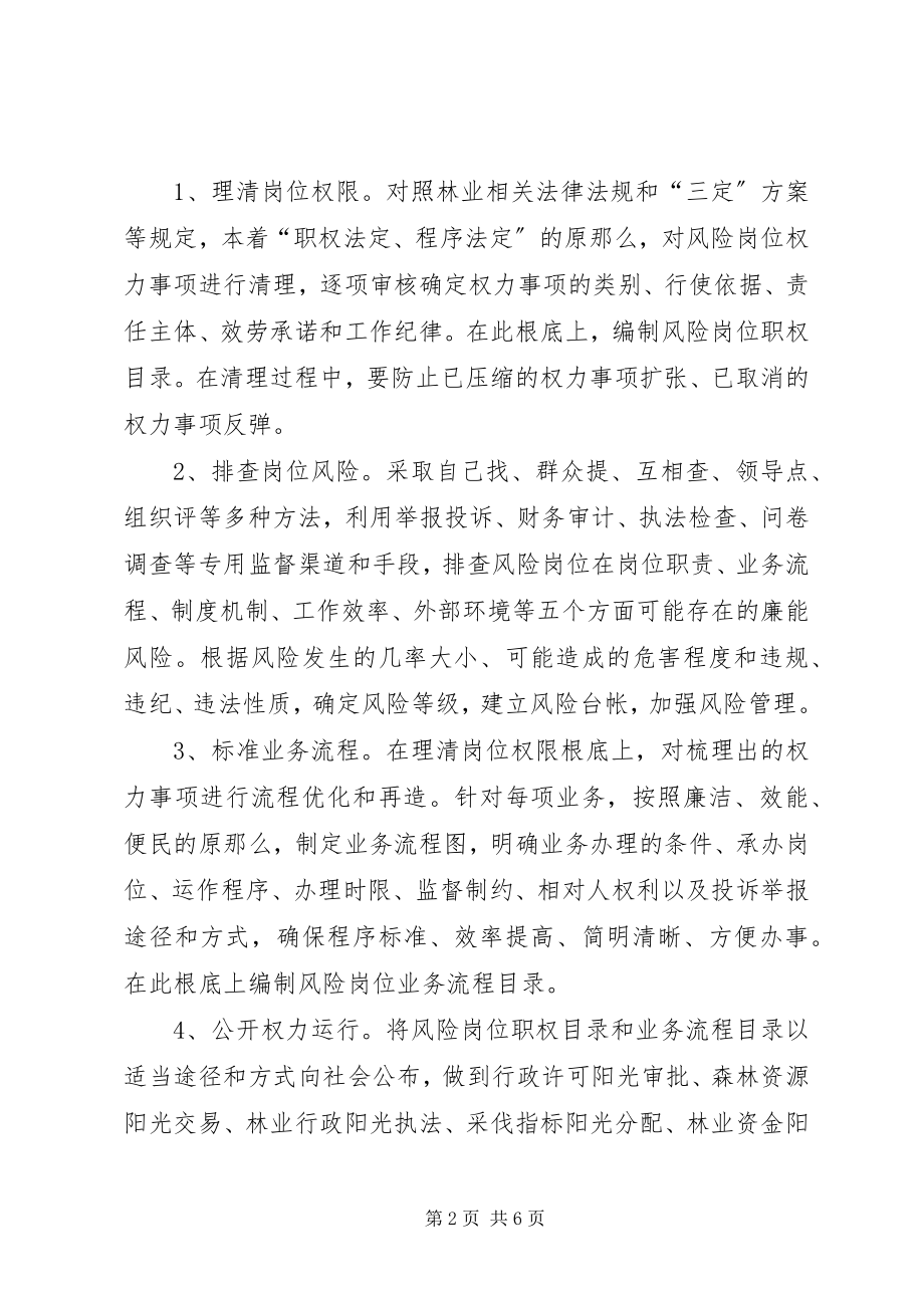 2023年林业局廉能管理总体方案.docx_第2页