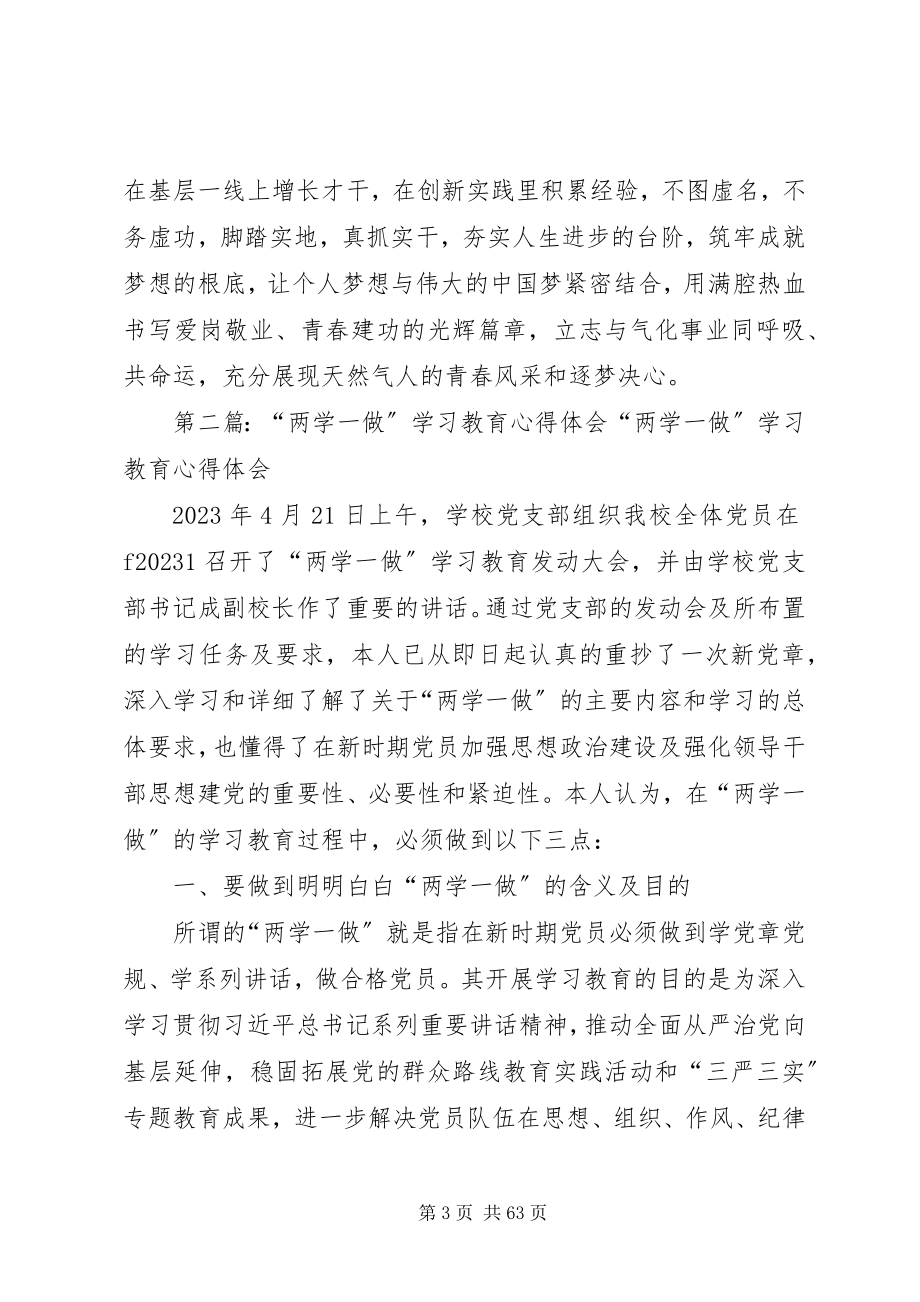 2023年两学一做学习教育讨论心得体会.docx_第3页