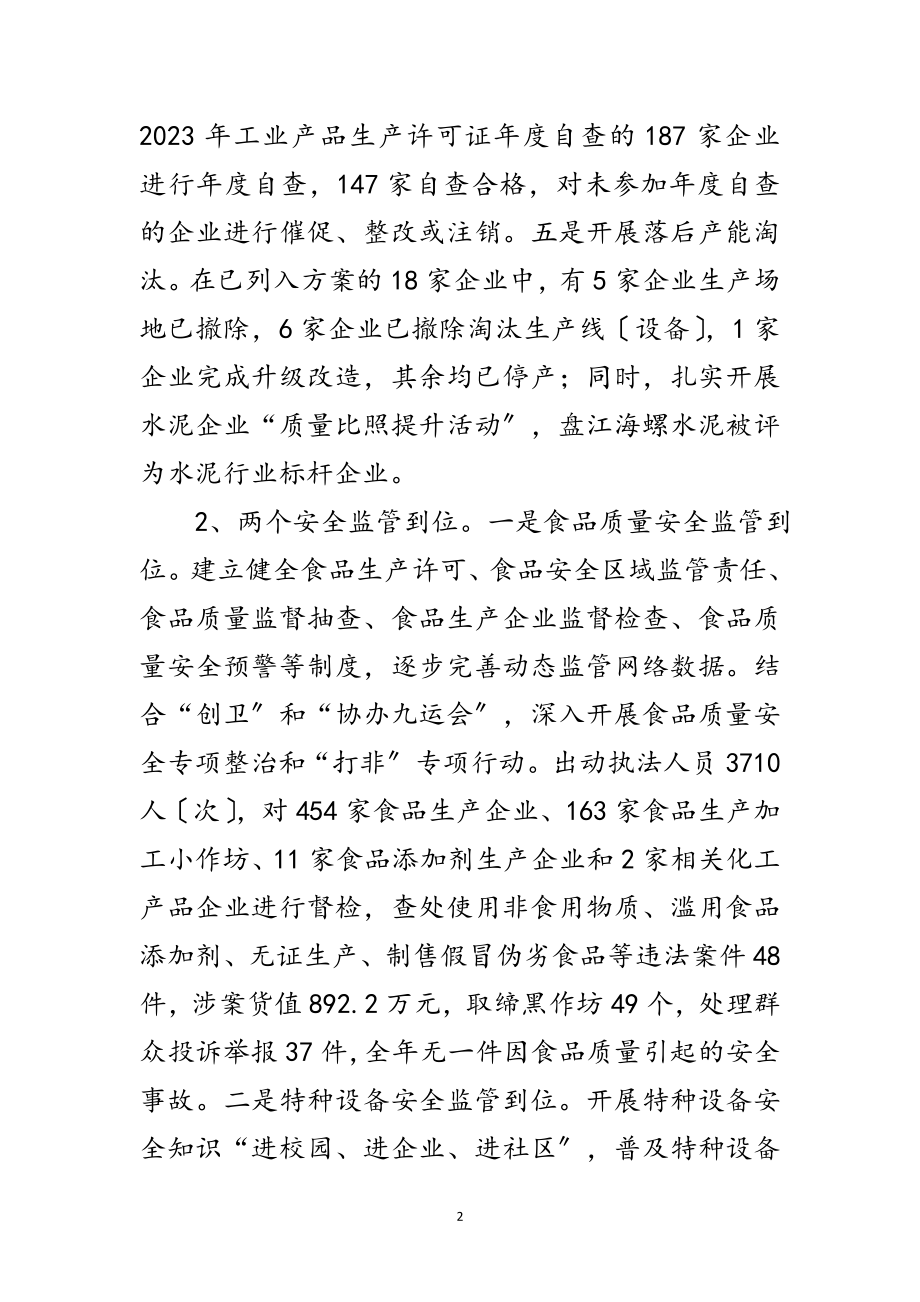 2023年质监局年履职工作总结范文.doc_第2页