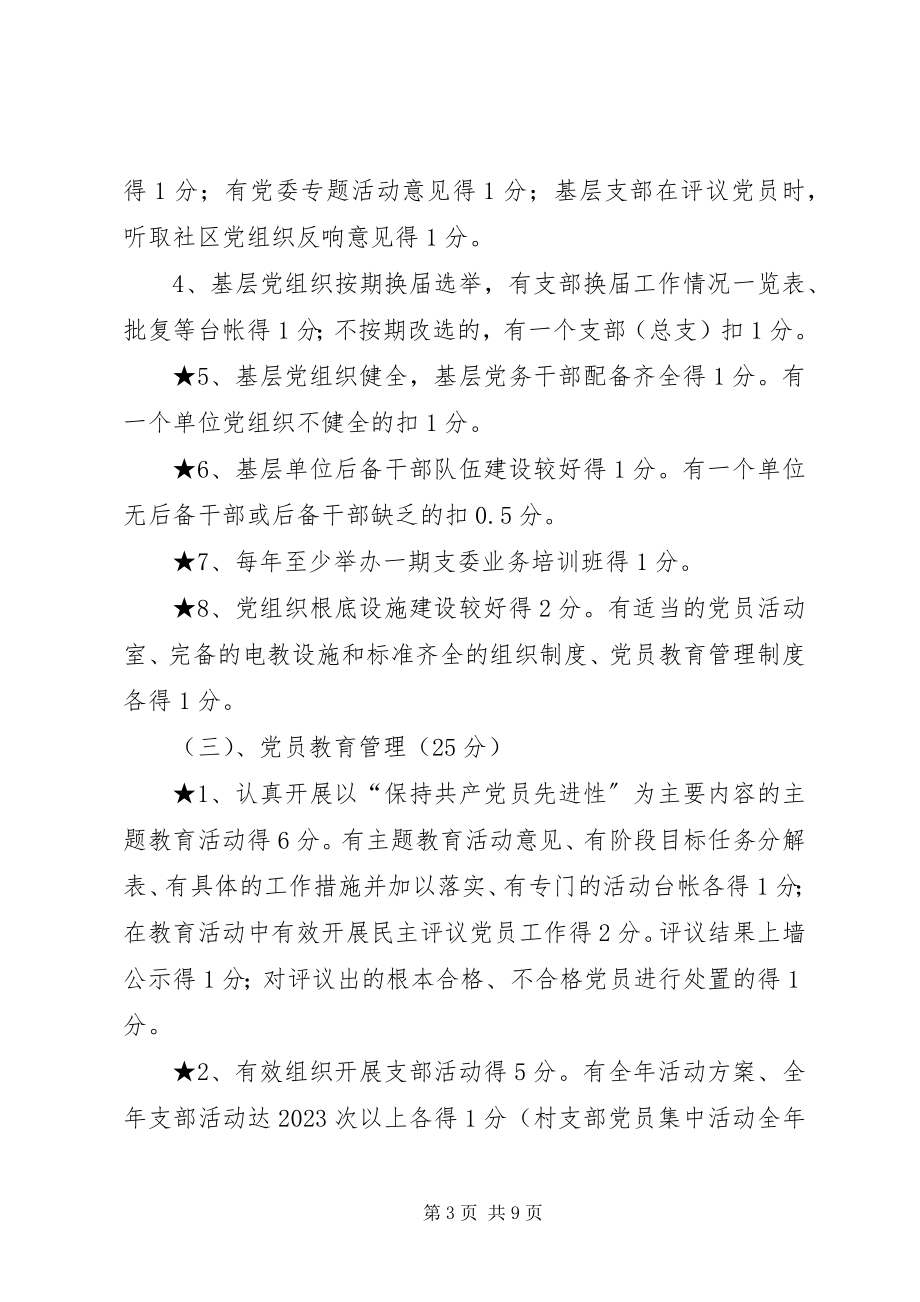 2023年基层党委组织工作目标管理考核制度.docx_第3页