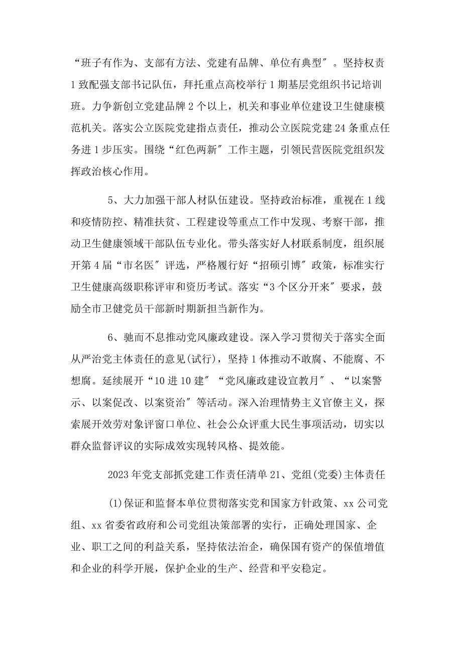 2023年党支部抓党建工作责任清单.docx_第2页