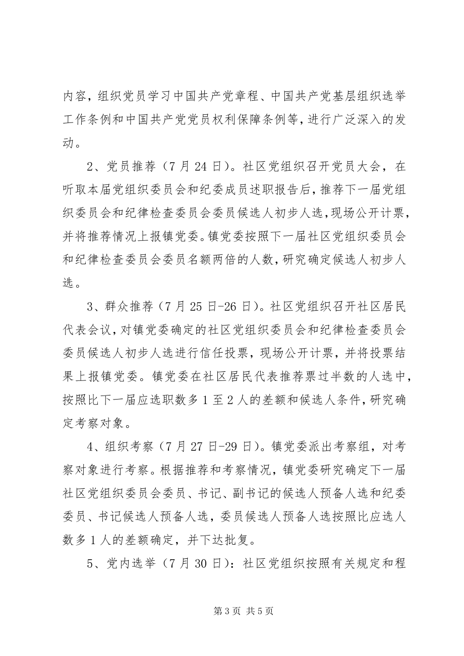 2023年社区党组织委员会换届选举工作实施意见.docx_第3页