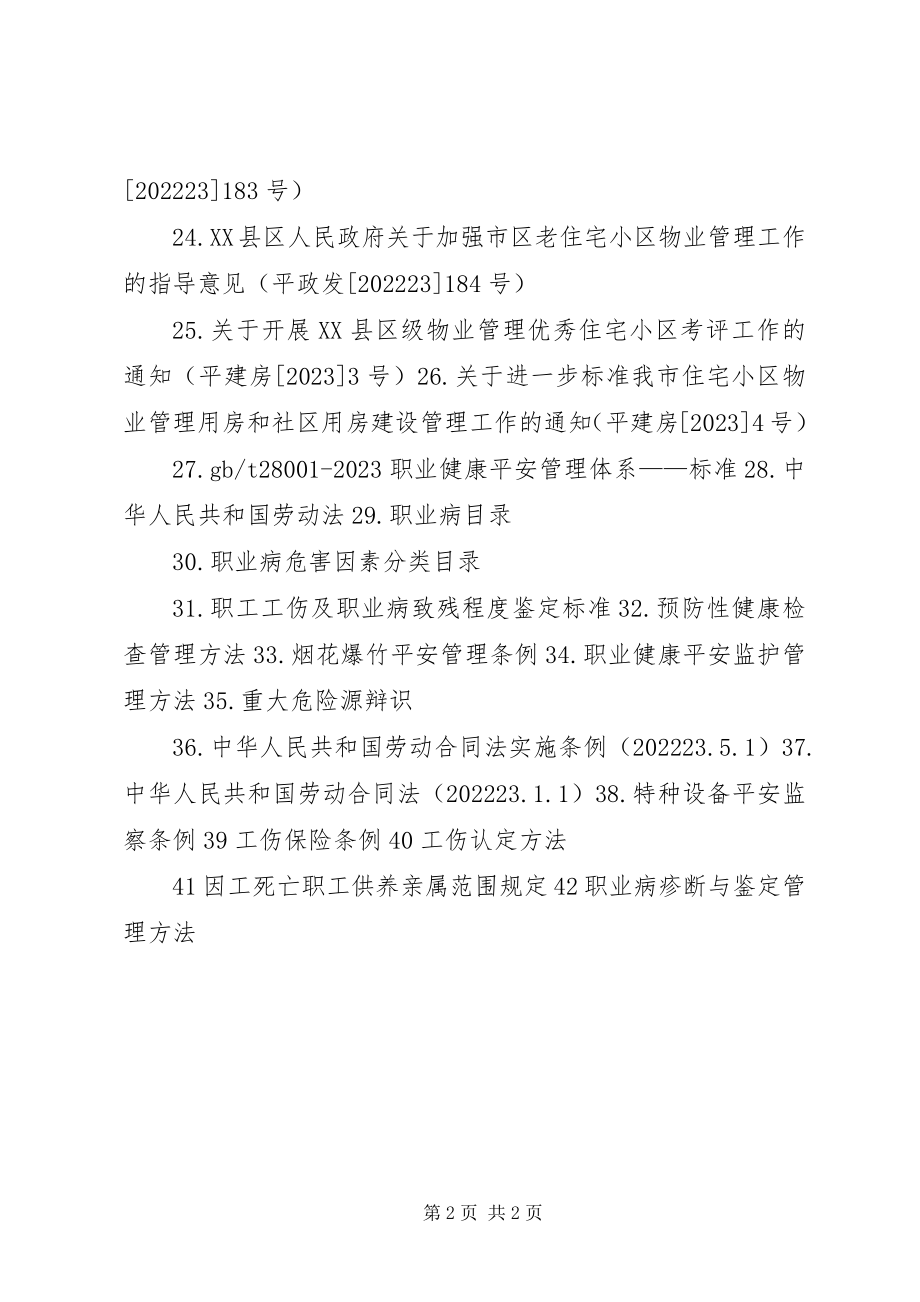 2023年知识产权法律法规清单.docx_第2页