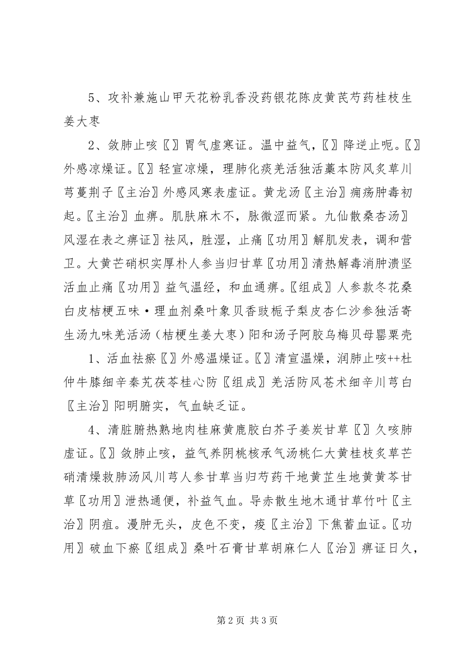 2023年方剂学功用主治总结3页.docx_第2页