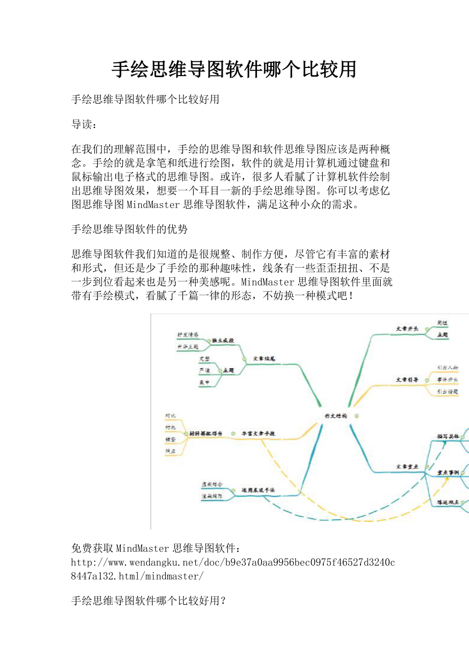 2023年手绘思维导图软件哪个比较用.doc_第1页