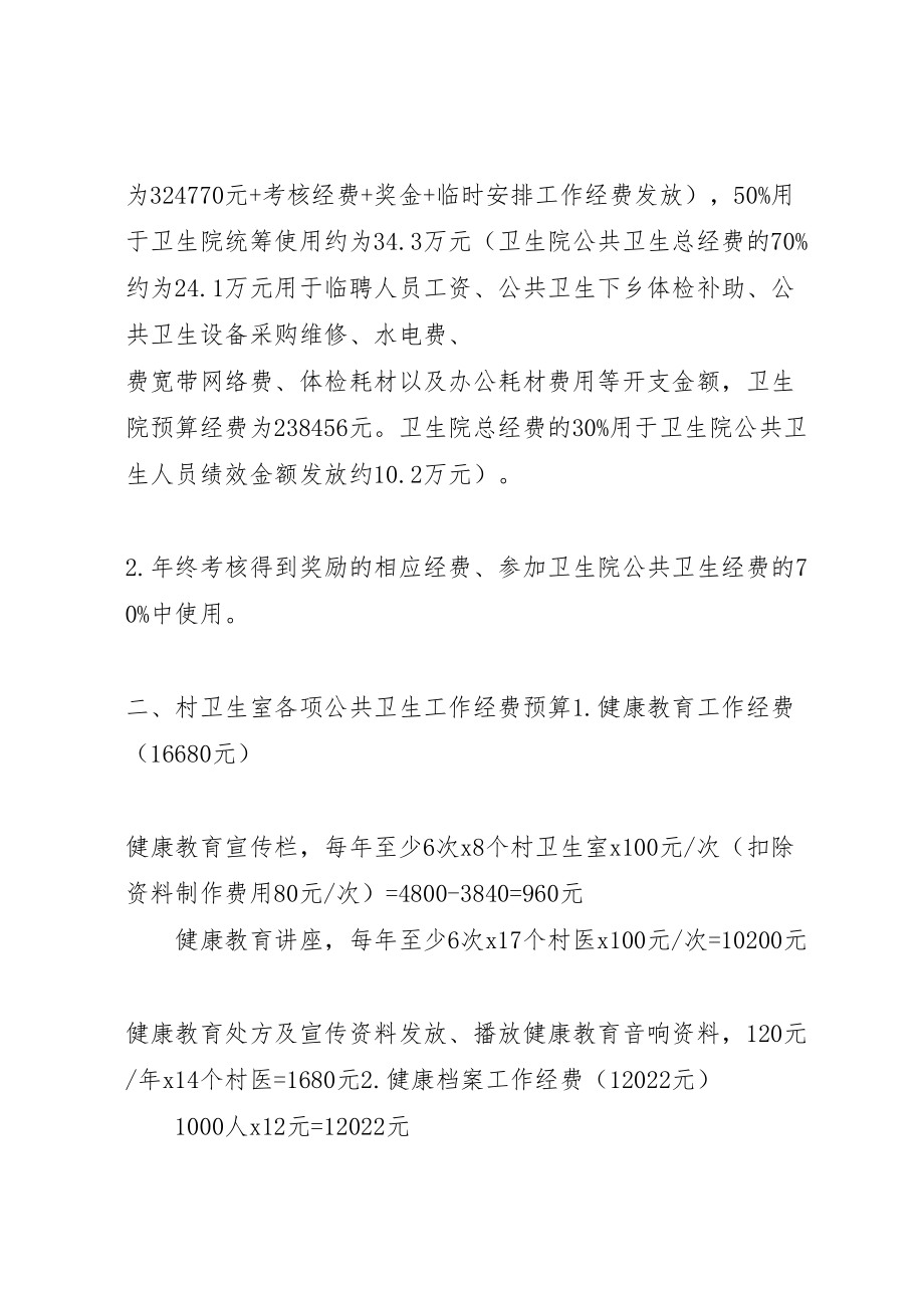 2023年卫生局公共卫生经费使用方案及细则 3.doc_第2页