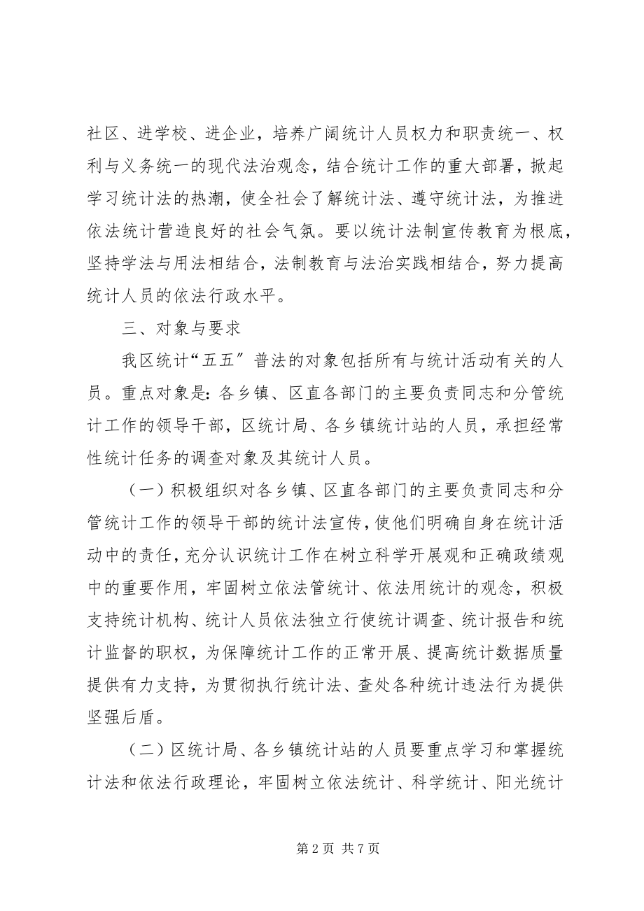 2023年区统计法制宣传教育第五个五年规划.docx_第2页