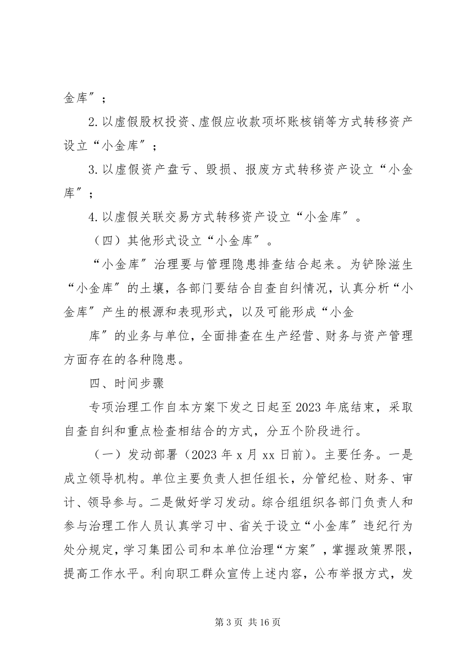 2023年“小金库”专项治理工作实施方案.docx_第3页