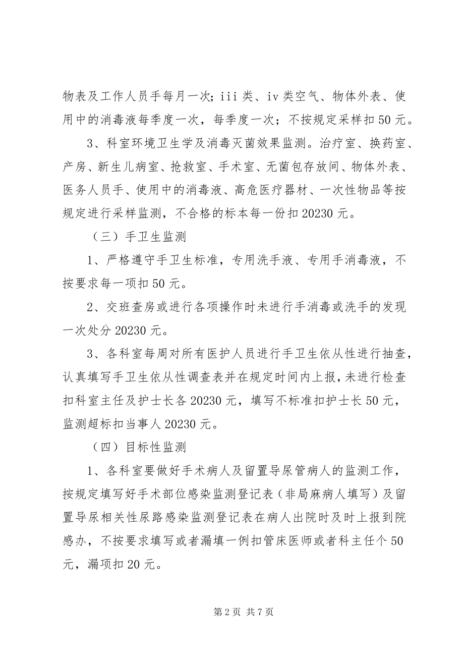 2023年医院感染管理质控奖罚制度5篇.docx_第2页