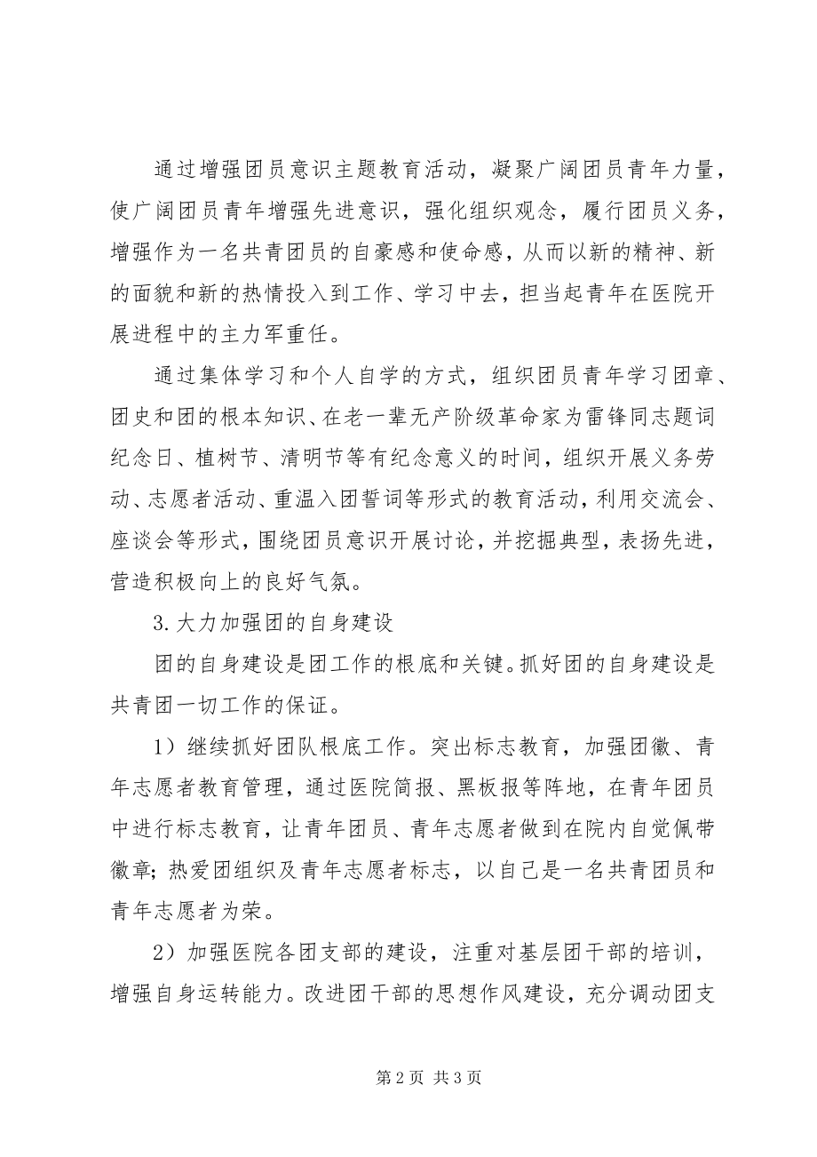 2023年医院团委工作要点.docx_第2页