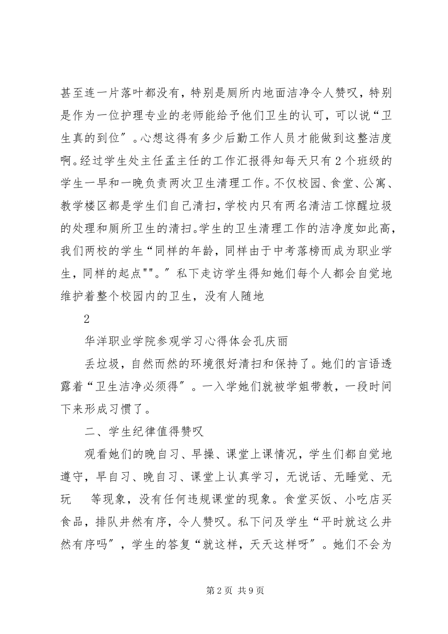 2023年参观齐齐哈尔职业学院学习心得体会新编.docx_第2页