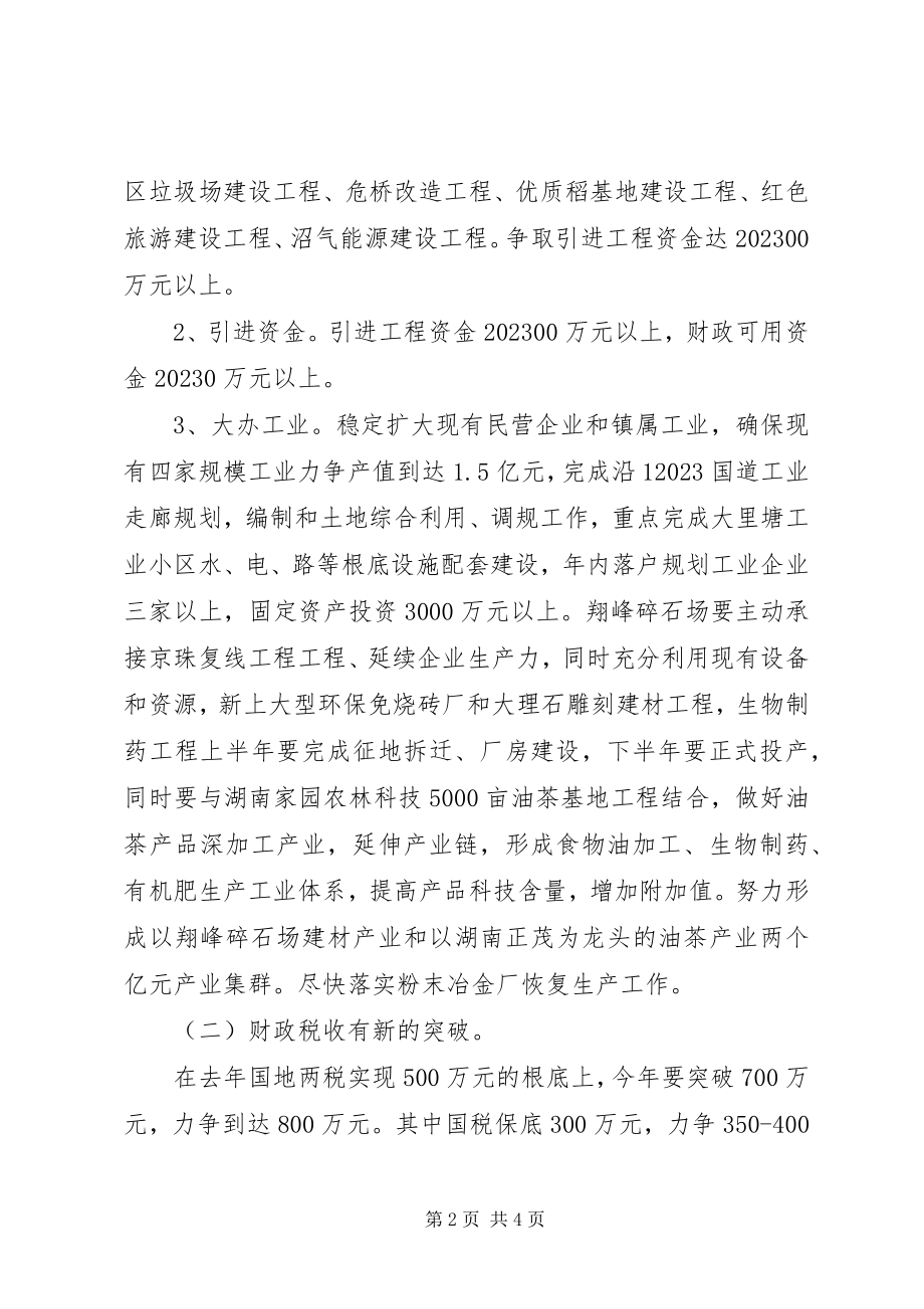 2023年乡镇落实全市三级干部会议精神情况汇报5.docx_第2页